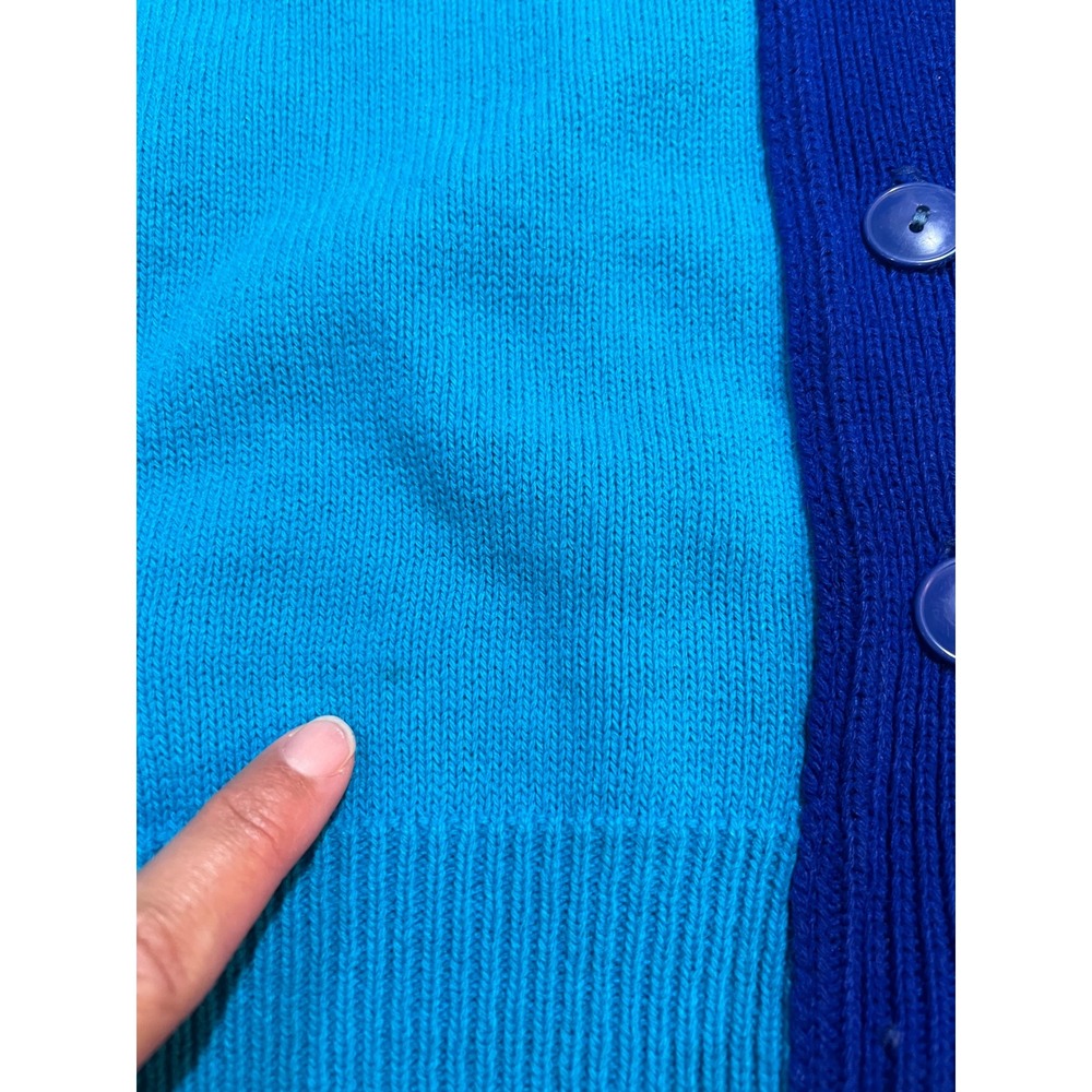 Vintage Disney Store Cast Member Blue V-Neck Sweater Vest Disney Imagemaker 90s - Picture 7 of 10